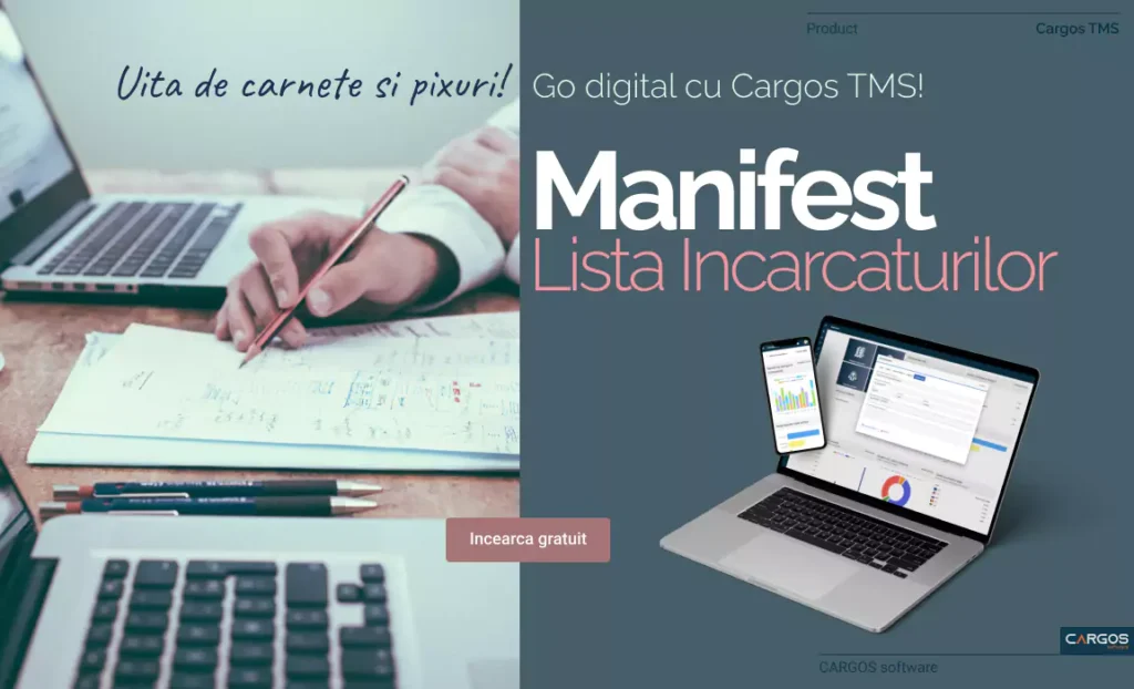 Cargos TMS -Rute Eficiente și Manifeste Detaliate