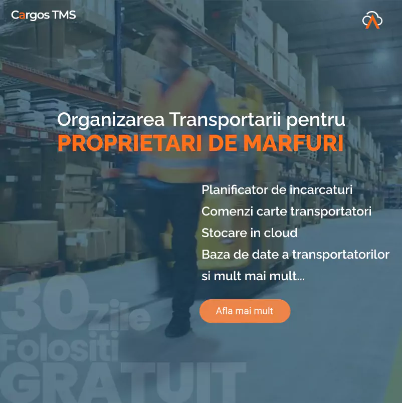 Cargos TMS pentru Proprietari de marfuri