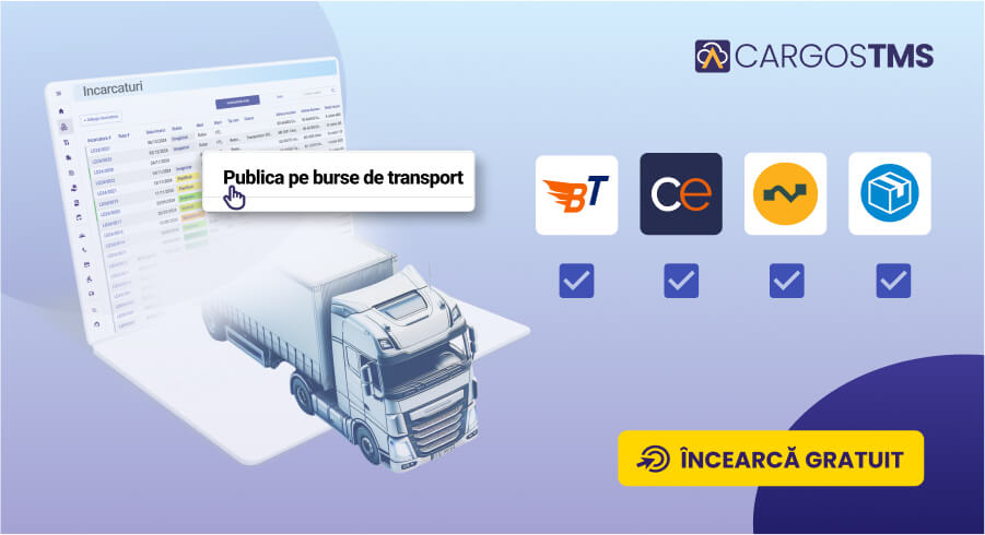Публикация из Cargos TMS на биржах Cargo.md, Lardi-Trans, BursaTransport и Cargopedia
