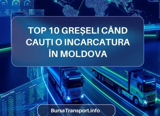 Top 10 greșeli pe care le fac transportatorii când caută marfă în Moldova