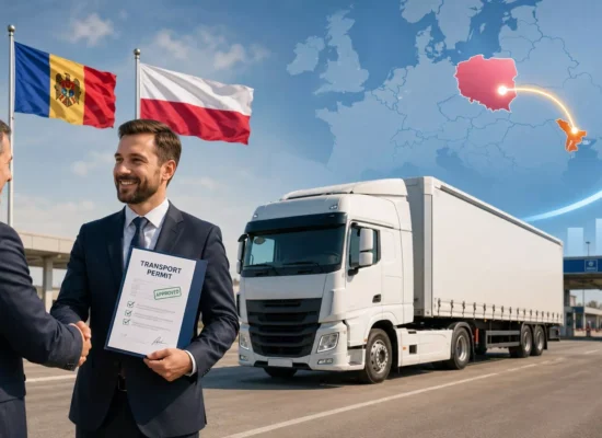 Moldova și Polonia relansează transportul rutier internațional